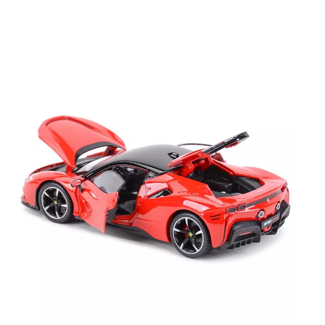 Ferrari SF90 Stradale 1:24 Scale Die-Cast Model Car Metal Body